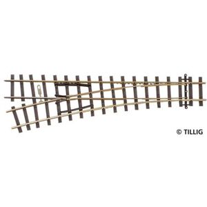 TILLIG 85632 H0m Weiche links 18°, Länge 155 mm