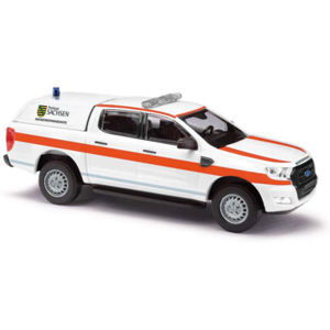 BUSCH 52831 1:87 Ford Ranger mit Hardtop DRK Wasserwacht Sachsen, Baujahr 2016