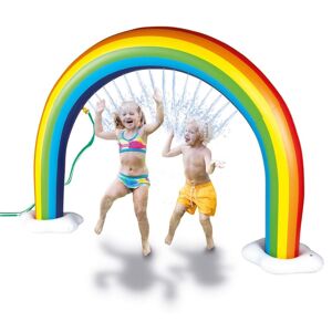 Happy People Regenbogen-Sprinkler Aufblasbar 216x46x153 cm - Mehrfarbig - Size: N/A
