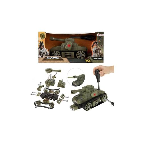 Toi-Toys Spielzeug-Auto zum Bauen Militärfahrzeug