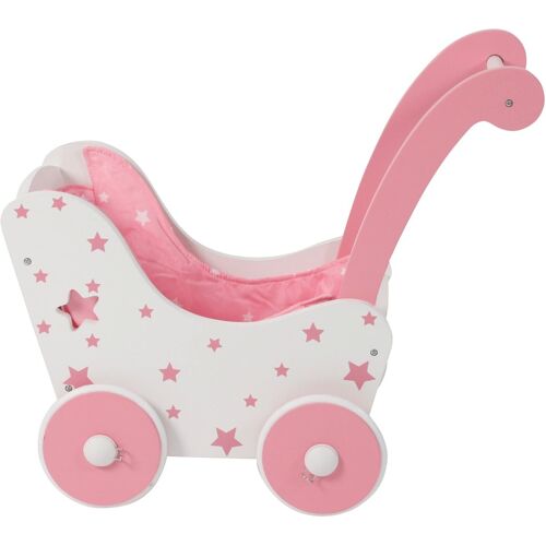 Bayer Chic Puppenwagen aus Holz pink