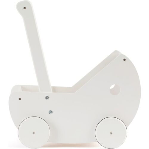 Kids Concept Puppenwagen inkl. Bettwäsche weiß