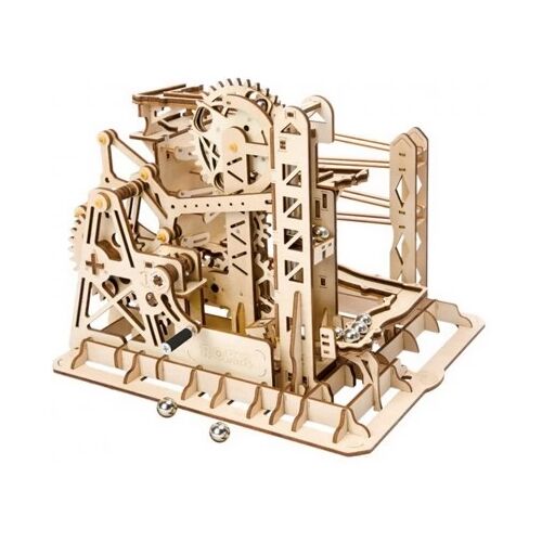 ROBOTIME LG503 ROKR Marble Explorer Swing Back Wall Marble Run 3D Holzpuzzle