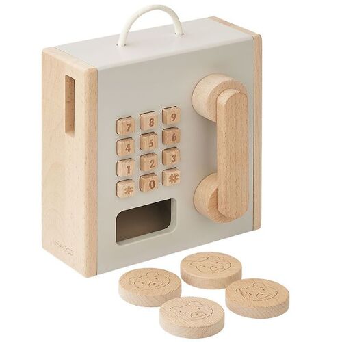 Liewood Holzspielzeug - Telefon - Rufus - Hafer/ Sandy - Mix - Liewood - One Size - Spielzeug