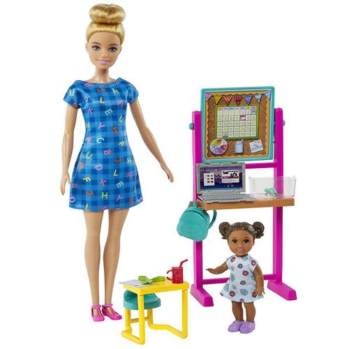 Barbie Puppenset - 30 cm - Karriere - Lehrer - Barbie - One Size - Puppen