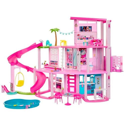 Barbie Puppenhaus - 114 x 154 cm Traumhaus 2023 - Barbie - One Size - Puppenhauser