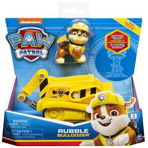 Paw Patrol Spielzeugauto - Basic - Rubble Bulldozer - Paw Patrol - One Size - Spielzeug