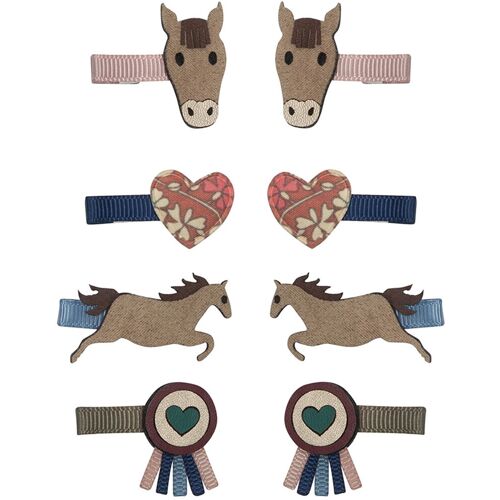 Mimi & Lula Haarspange – 8 st. – Mini Pony Club – Horse Ente Hou – One Size – Mimi & Lula Haarschmuck