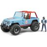 Bruder - Jeep Cross Country Racer Blau Mit Rennfahrer