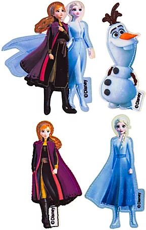 Disney Applikationen "Frozen 2", Größe: 3&ndash;8 cm, Inhalt: 4 Stück