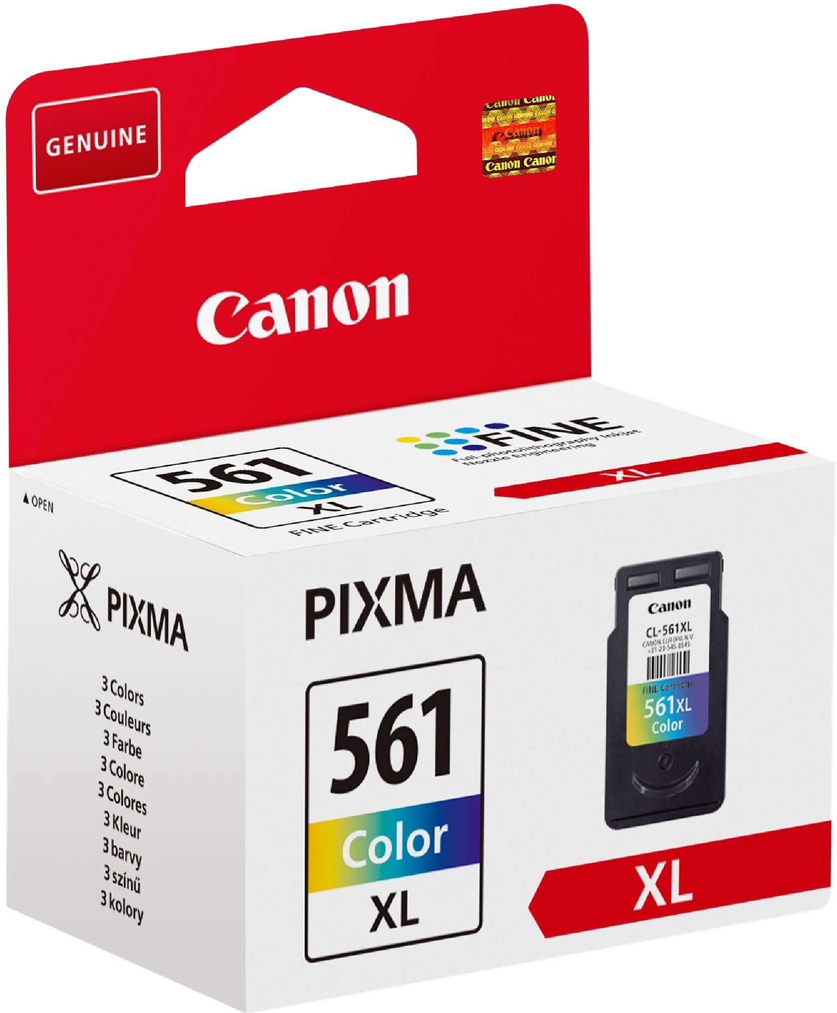 Canon Original Canon Pixma TS 7451 (3730C001 / CL-561XL) Druckerpatrone Color