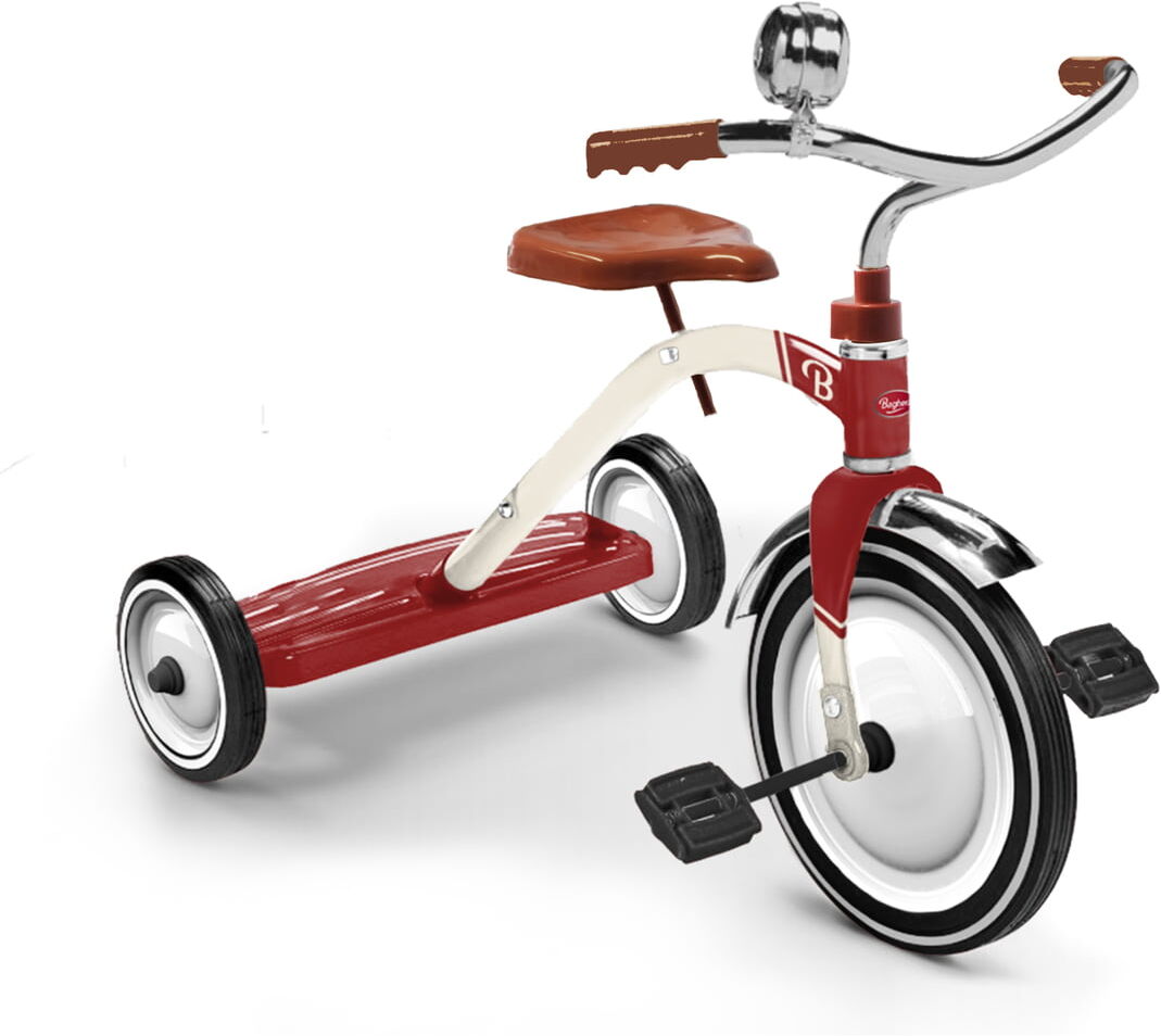 Baghera - Tricycle Dreirad, vintage rouge 