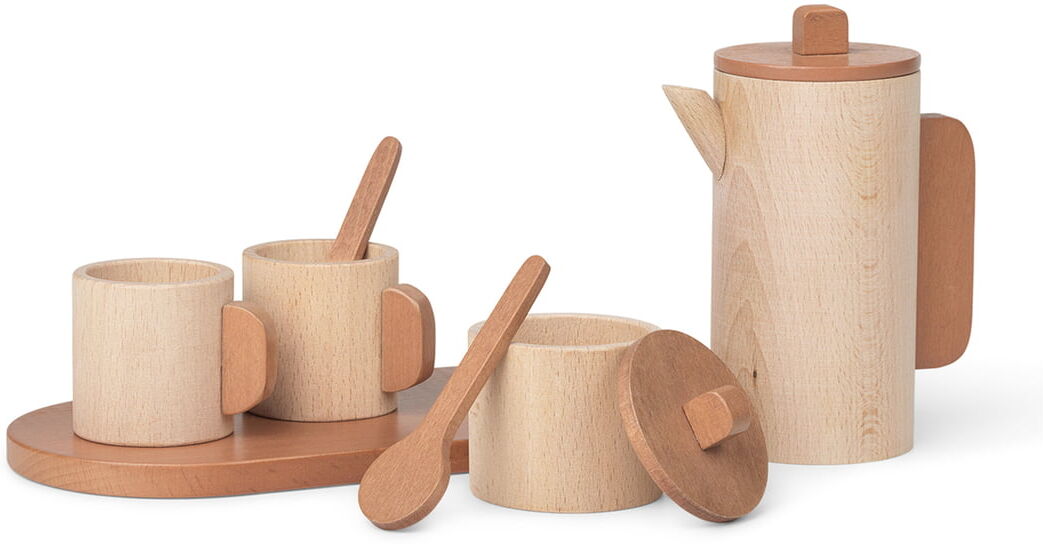 ferm LIVING - Toro Kinder Tee-Set, natur