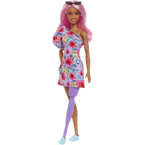 Mattel Barbie Fashionistas Dukke - One Shoulder Kjole