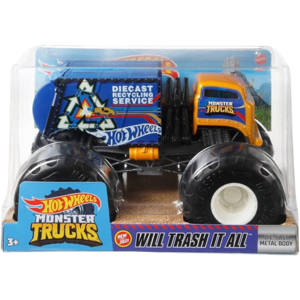 Hot Wheels 1:24 Monster Trucks Will Trash It All