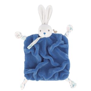 Kaloo Plume DouDou Rabbit Ocean Blue Bamse - 22 cm