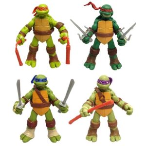 12CM Teenage Mutant Ninja Turtles Figurer- 4 Pack