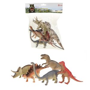 GL 5stk Deluxe legetøjsdyr Dinosaurer T-Rex 20 cm figurer