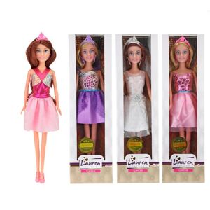 2-Pack Lauren Deluxe Glamour With Diadem & Party Dress Fashion Dukke 30cm
