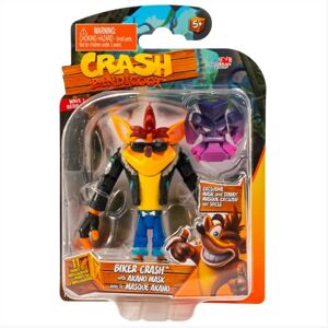 Headstart Crash Bandicoot 11cm Biker Crash with Akano Mask Collectable Figure