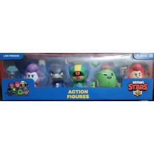 SINCO Brawl Stars Series 1 Action Figure 5 Pack From Line Friends