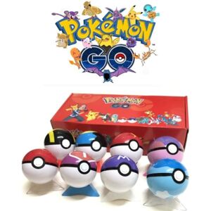 Pokémon, Pokemon Pokemon 8st + 8 Pack Pokemon Figures + 8 Pack Base Bedste fødselsdagsgave
