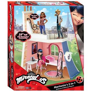 Miraculous Marinette 2-in-1 Bedroom & Balcony Playset