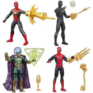 4-Pack Marvel Spider-Man Mystery Web Gear 15 cm Action Figures With Mystery Web Gear