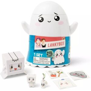 LankyBox Ghosty Glow Mystery Box Med Figurer, Klistermærker, Glød i mørket