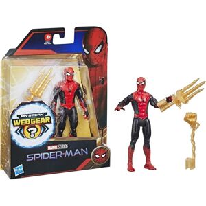Marvel Spider-Man Mystery Web Gear 15cm Action Figure Black And Red Suit F1912