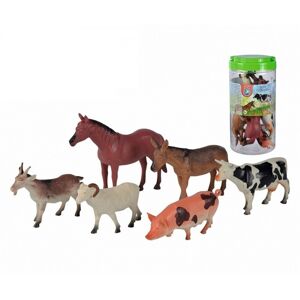 6-Pack Simba Toys Nature World Farm Animals figurer 12-18cm
