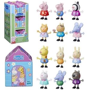 18-pakke Peppa Pig Gurli Gris Peppas Clubhouse Surprise Figur Mystery Box