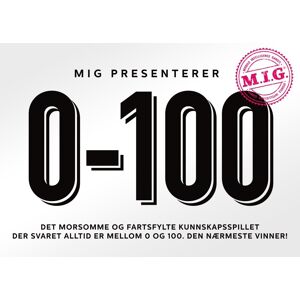 MIG 0-100, Spill (NO)