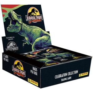 Panini Jurassic Park 30th Anniversary Trading Cards Celebration Collection Flow Packs Display (24)