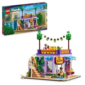 Lego Friends 41747 The Collective Kitchen of Heartlake City, Kitchen Toy With Cat Figurine