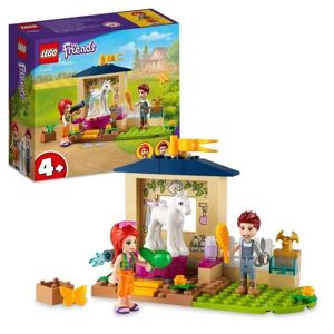 Lego 41696 Friends Pony Stald, Legetøj med Hest til børn fra 4 år og opefter, Inkluderer husdyr
