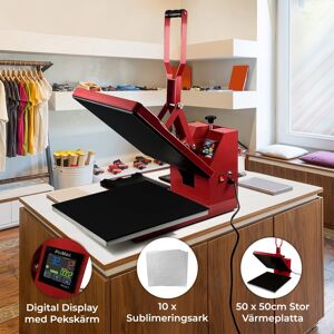 Monster Shop 50 cm Mussel Style Heat Press Digital Transfer Transfer Press Sublimation Heat Print