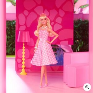 Mattel Barbie The Movie Pink Gingham Dress Doll