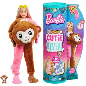 Barbie Jungle Friends Monkey-serien Dukke Cutie Reveal Rosa