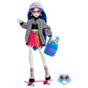 Monster High Med Tilbehør Dukke Ghoulia Flerfarvet