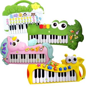 Dinotoys Keyboard til børn / Børnekeyboard - Dyremotiver