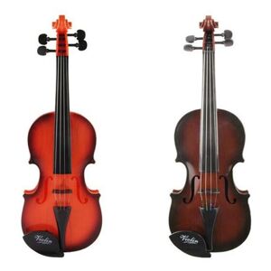 shopnbutik Børns musikinstrument Legetøjssimulering Violin for begyndere, tilfældig farvelevering