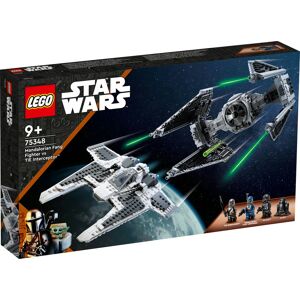 Lego Star Wars Mandaloriansk Fang-jager mod TIE Interceptor