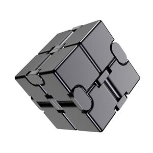 MTK Fidget Spinner Infinite Cube Metal Stressaflastningsflipblok - Grå