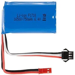 Wltoys 1-delt (6.4V 750mAh) til bil til A959-A A969-A A979-A tilbehør til fjernstyret legetøj Lipo batteri