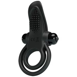 Pretty Love Vibrant Penis Ring Black Penisring med vibrator