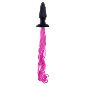 NS Novelties Unicorn Tails Butt Plug Pink Analplug med hale
