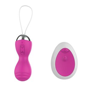 A-GUSTO Vibrerende æg med fjernbetjening USB Pink