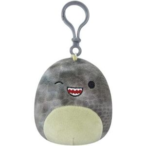 Squishmallows Clip-On Xander the Winking Grey T-Rex, 9 cm