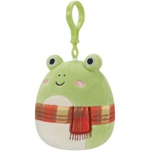 Squishmallows Clip-On Wendy the Frog med Scarf, 9 cm